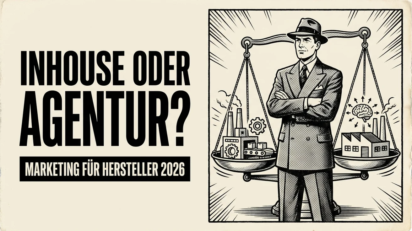 Inhouse oder Agentur: Wie Hersteller ihre Marketingfunktion 2026 aufbauen sollten