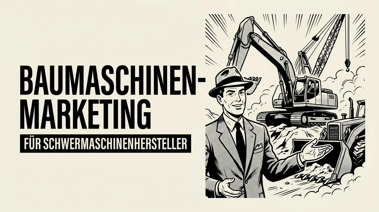 Marketing für Baumaschinen- und Schwermaschinenhersteller