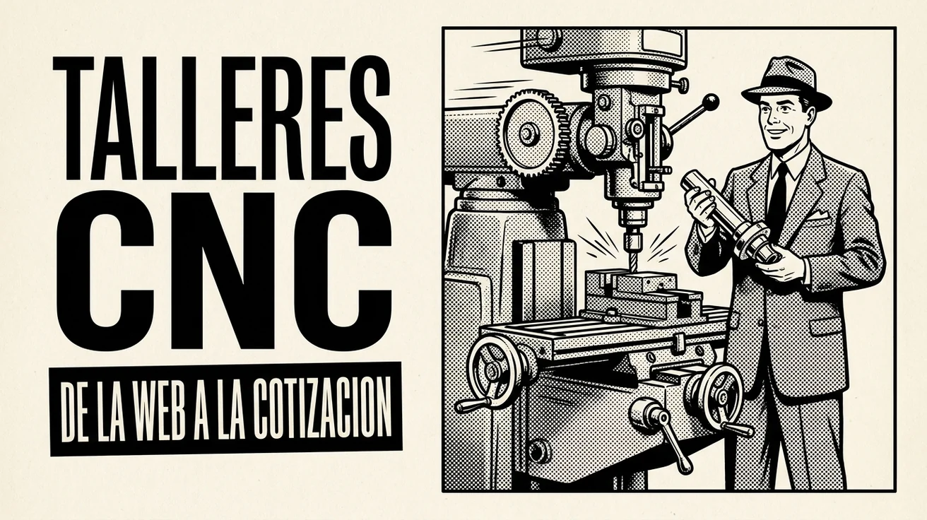 Marketing para Talleres de Mecanizado CNC: De la Web a las Cotizaciones Ganadas