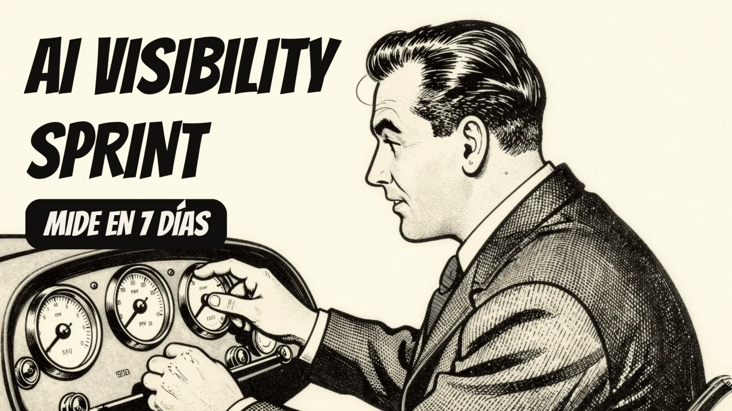El AI Visibility Sprint: cómo medir en 7 días si la IA recomienda tu marca