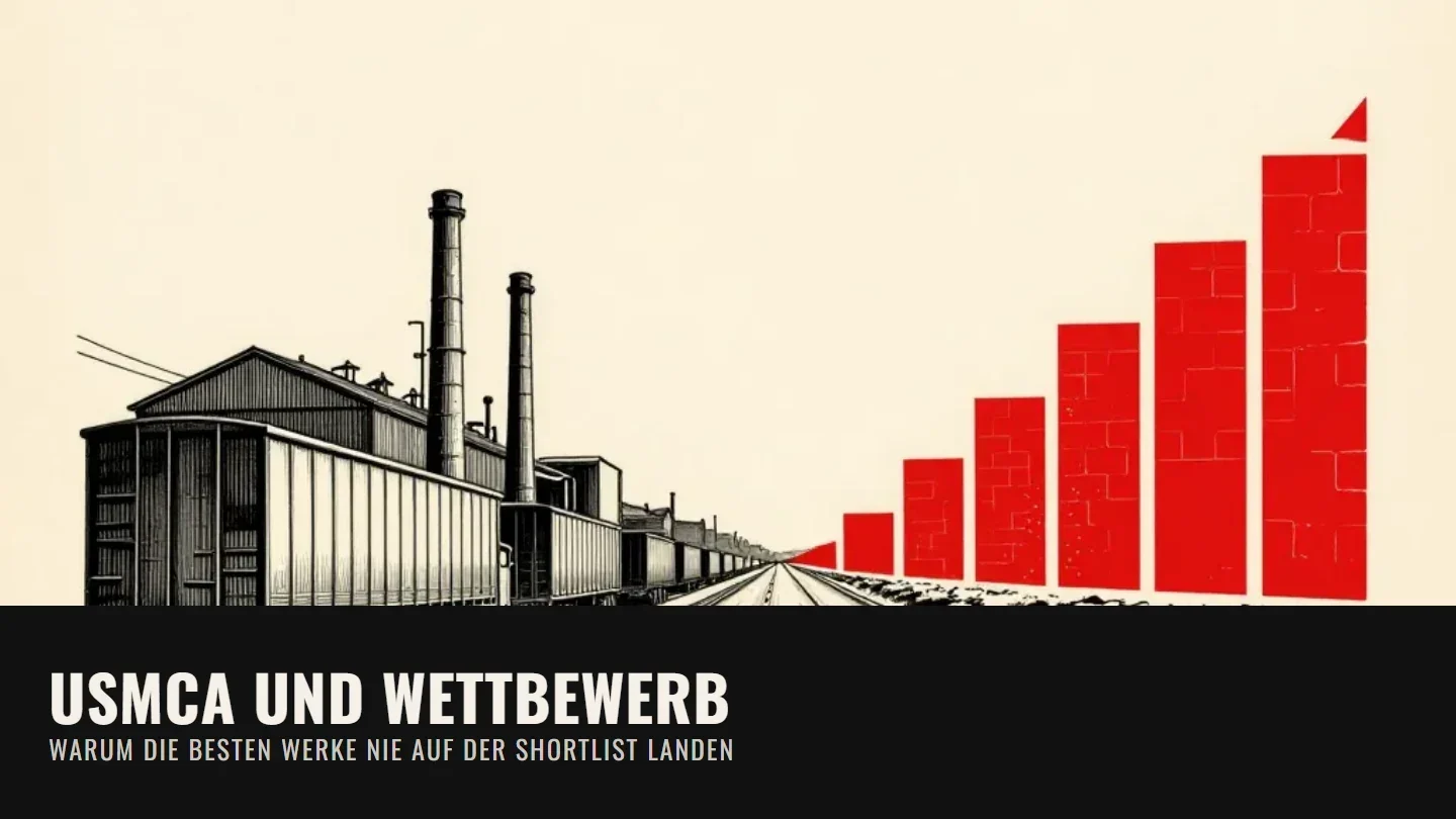 USMCA und Wettbewerbsfähigkeit: warum die besten Werke nie auf Ihrer Shortlist landen