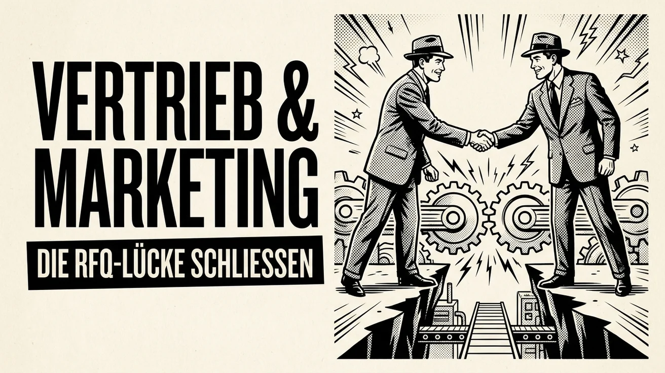 Vertriebs- und Marketing-Alignment für Hersteller: die RFQ-Lücke schließen